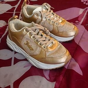 Rose Gold Juicy Couture shoes